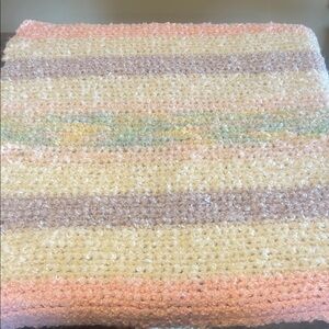 Pastel Crochet Blanket